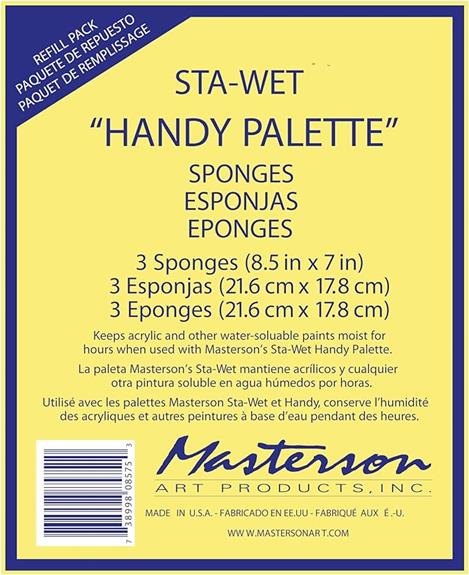 sponge refill for masterson sta wet handy palette