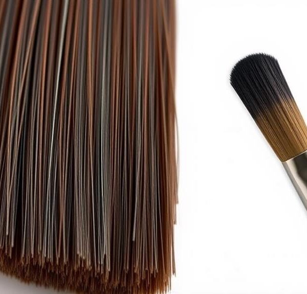 brushes made from synthetics