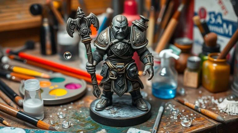 clean miniatures for display