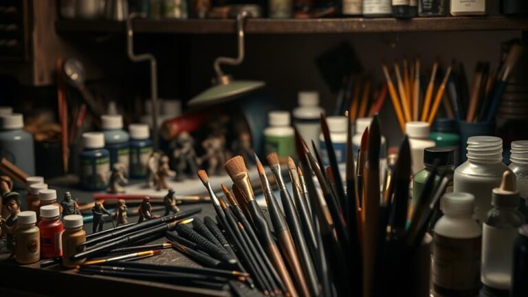 miniature painting brush essentials