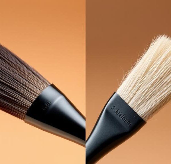 natural vs synthetic brushes