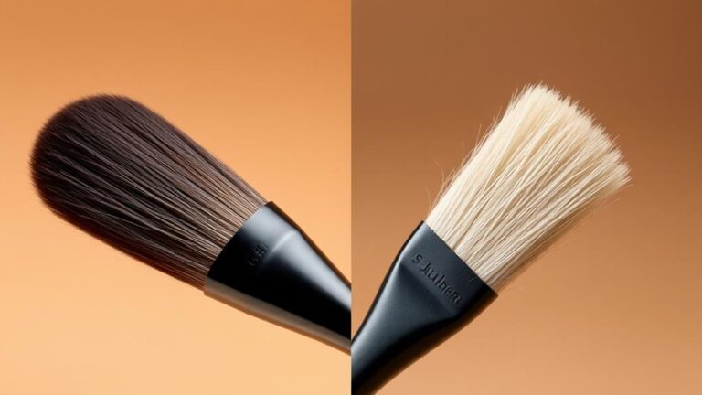 natural vs synthetic brushes