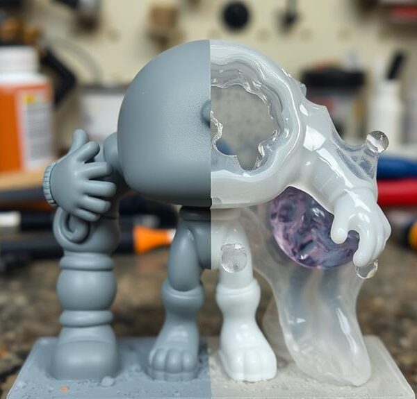 preparing resin for painting