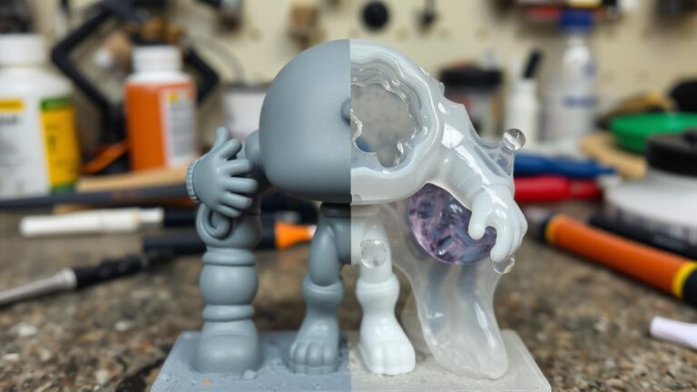 preparing resin for painting