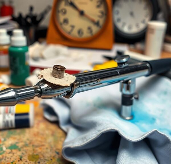 preserve airbrush paint moisture