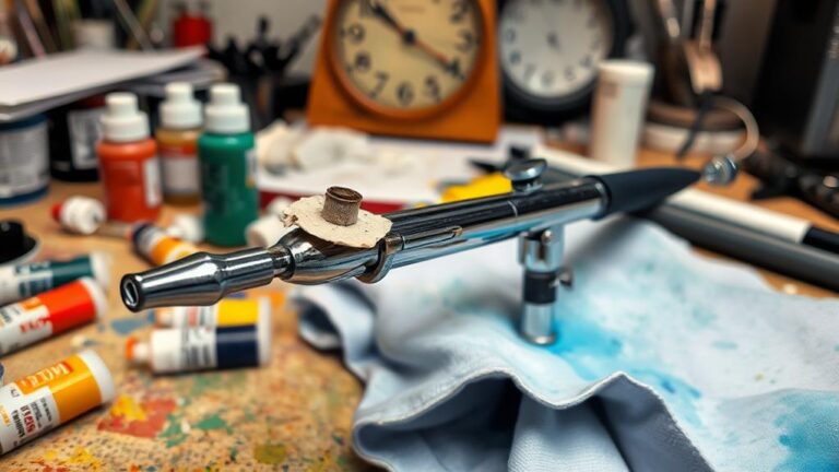 preserve airbrush paint moisture