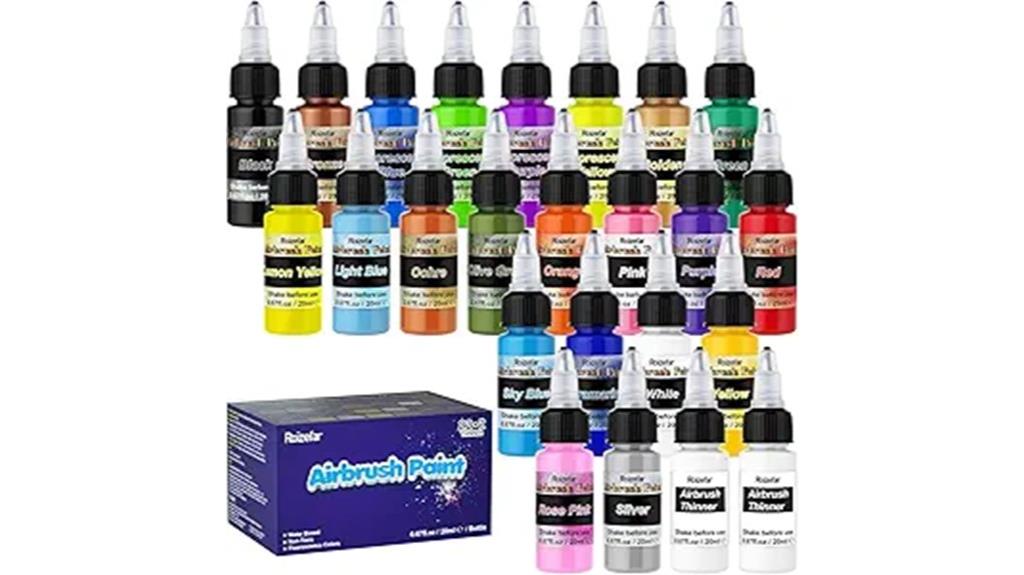 22 color airbrush set