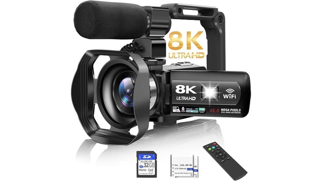 8k uhd vlogging camera