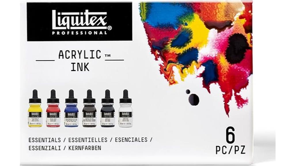 acrylic ink color set