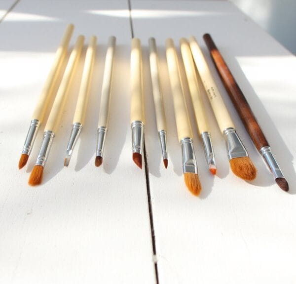 acrylic paint brush sets