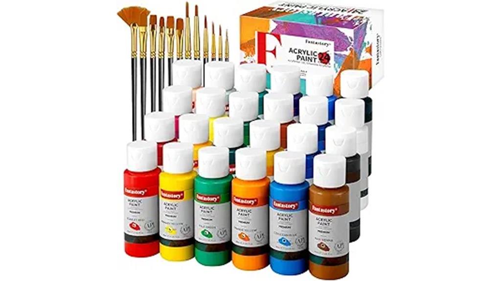 acrylic paint set bundle