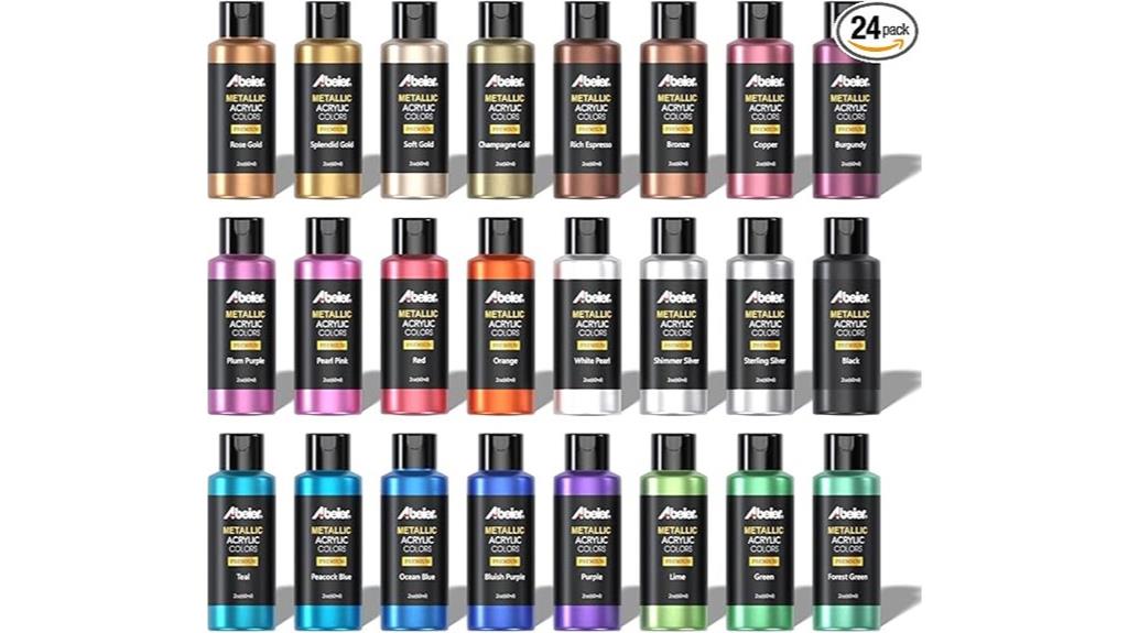 acrylic paint set colors