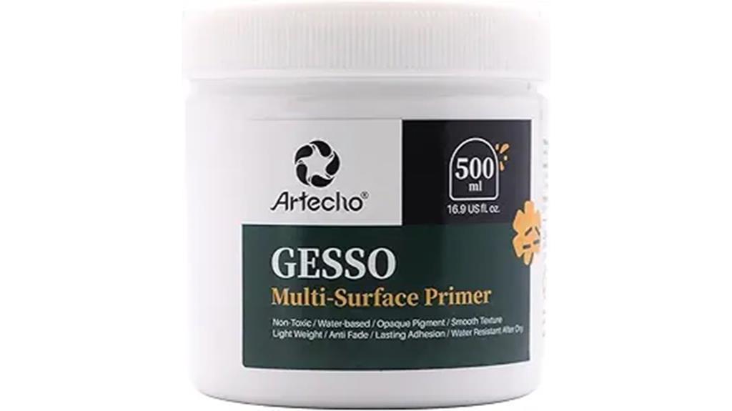 acrylic painting gesso primer