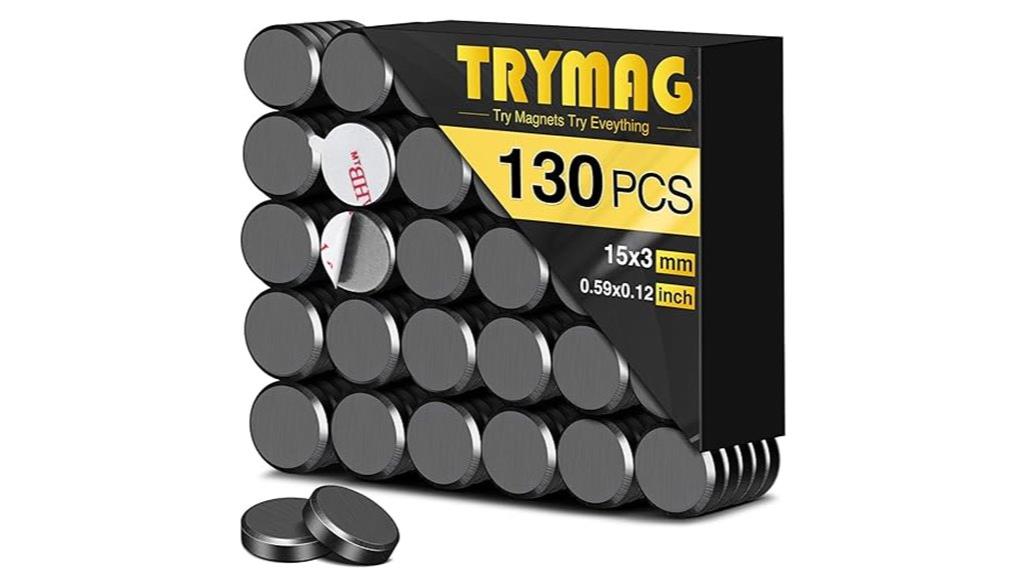 adhesive backed ceramic magnets