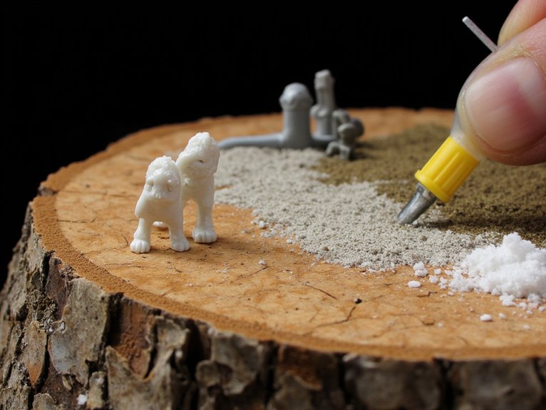 adhesive selection for miniatures