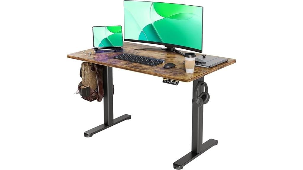 adjustable height electric desk