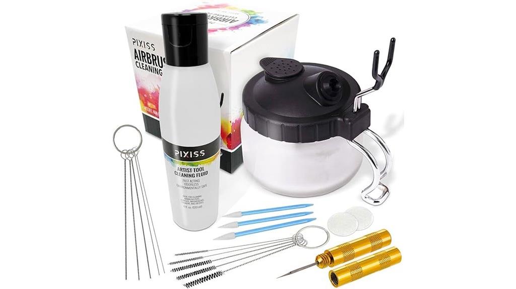 airbrush cleaning solution kit