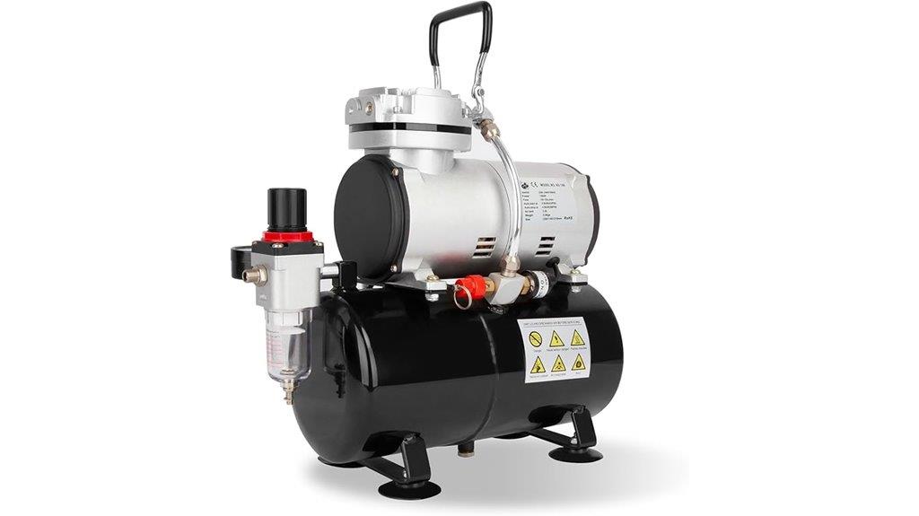 airbrush compressor with tank