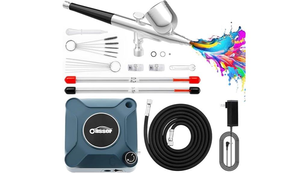 airbrush kit with compressor