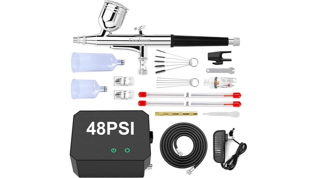airbrush kit with compressor