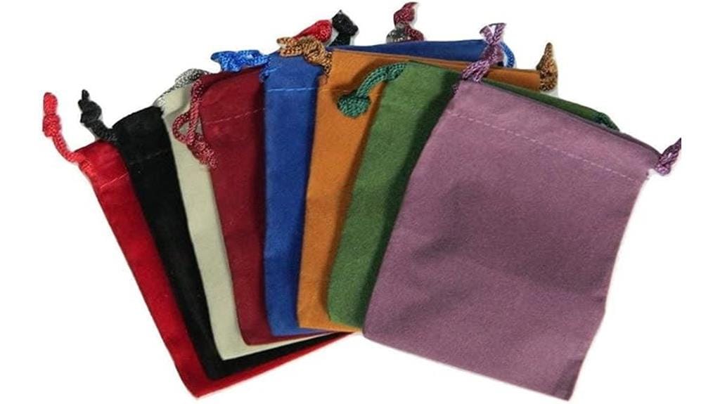 assorted small dice bags