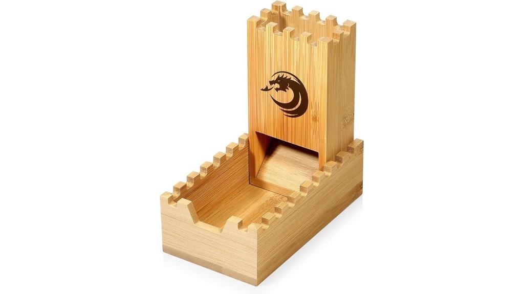 bamboo dice tower gaming