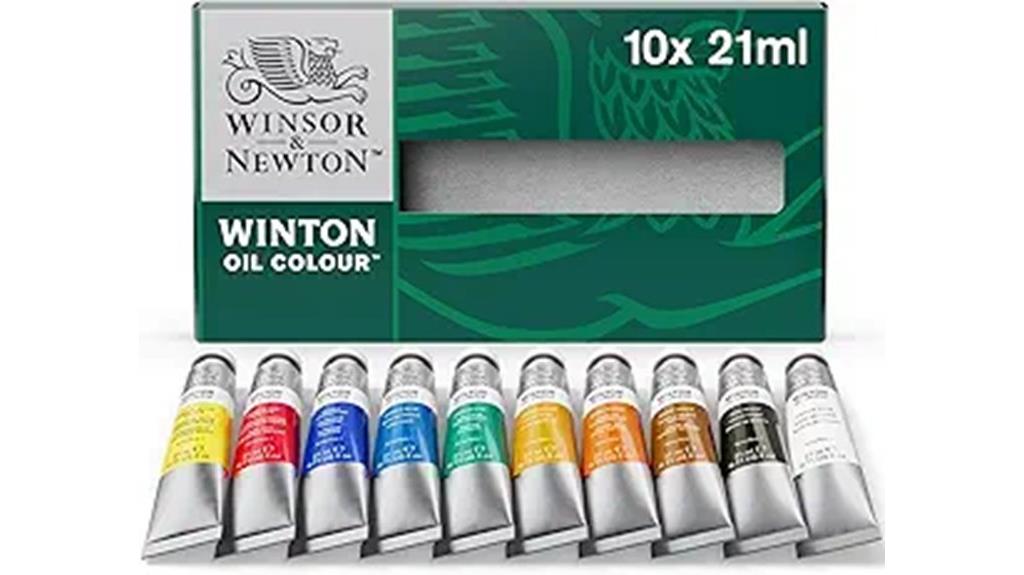 basic oil paint set