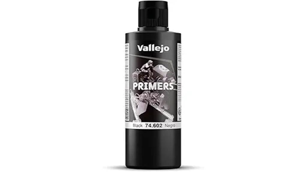 black acrylic surface primer