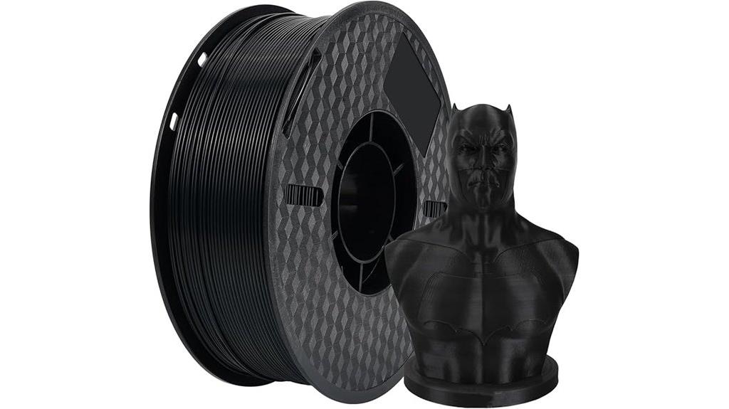 black nylon 3d filament