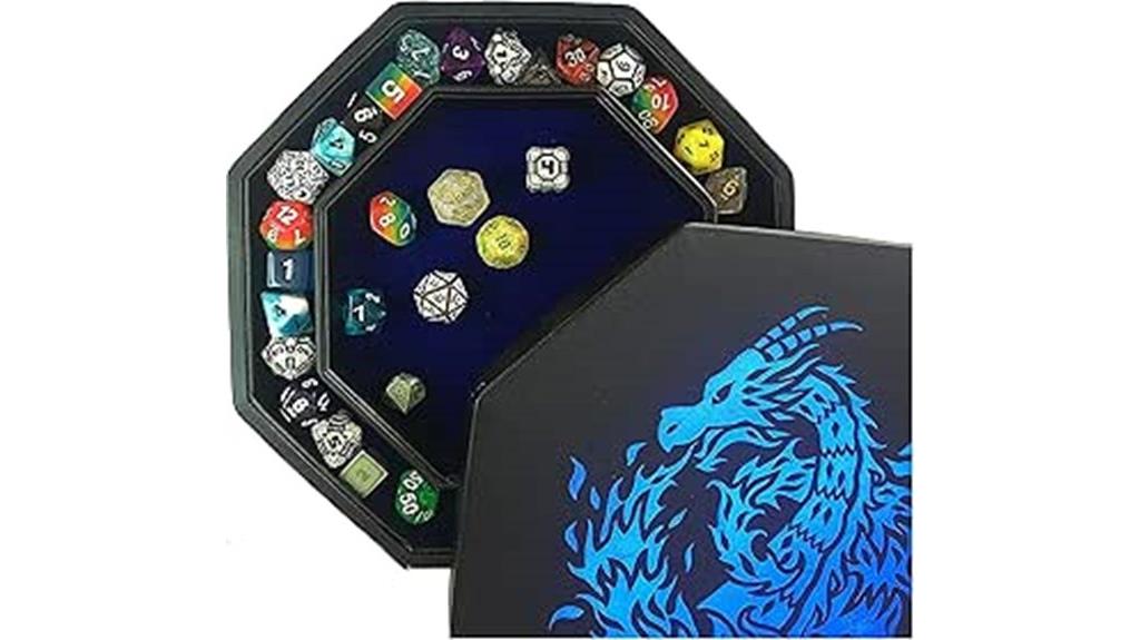 blue fire dragon tray