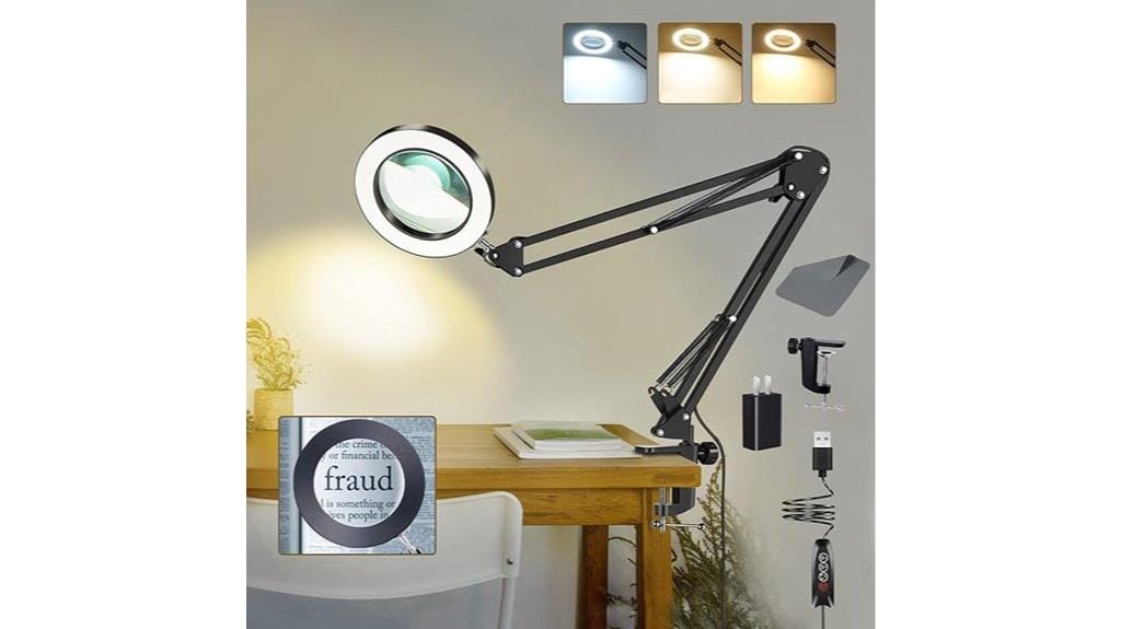 bright magnification with clamp