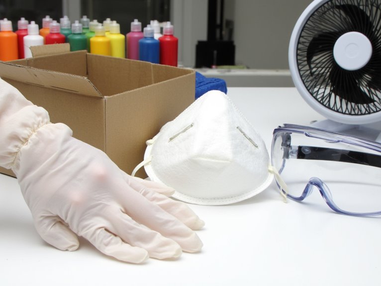 chemical hazards in paints
