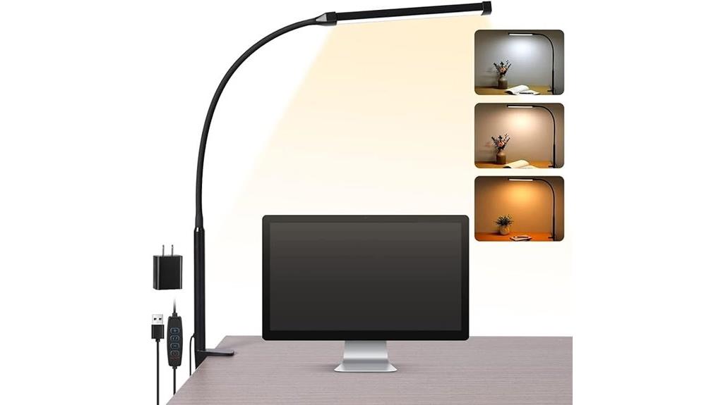 clamp on eye caring lamp