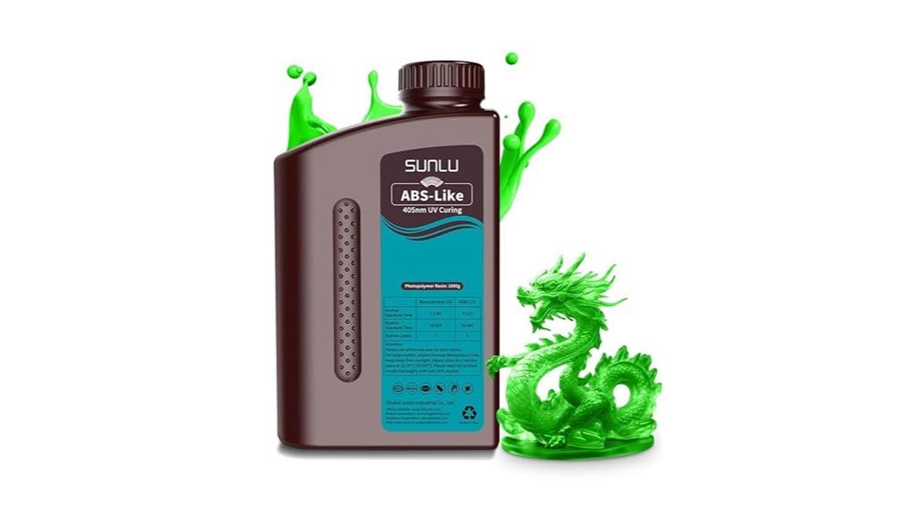 clear green 3d resin
