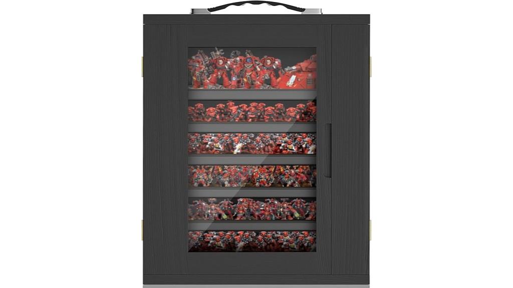 collectible storage case black