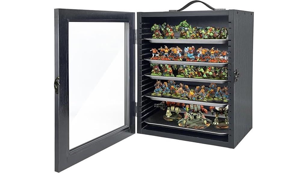 compact case with trays