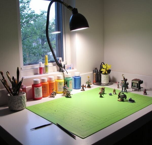 compact painting workspace solution