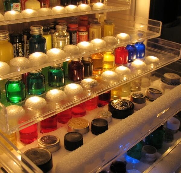 compact storage for minis