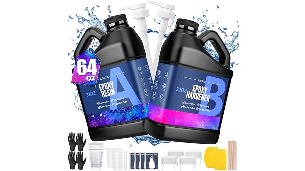 crystal clear epoxy kit