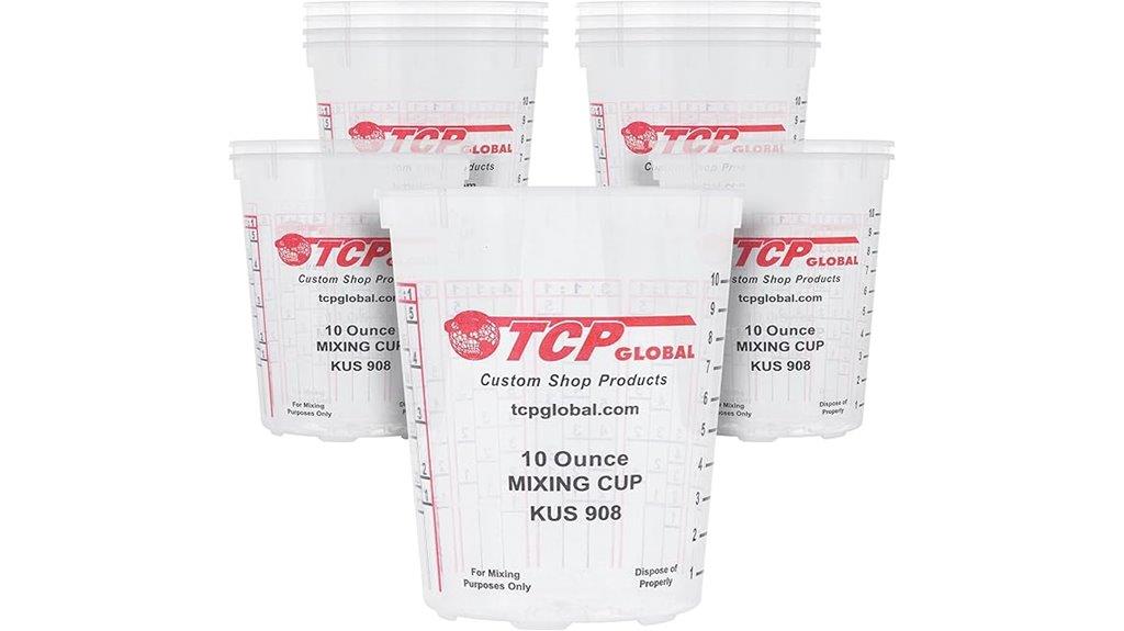 custom paint mixing cups