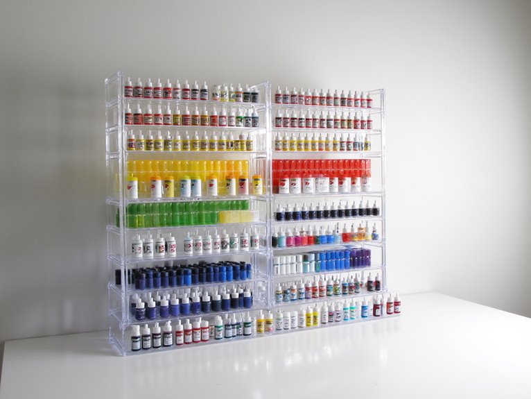 customizable modular paint racks