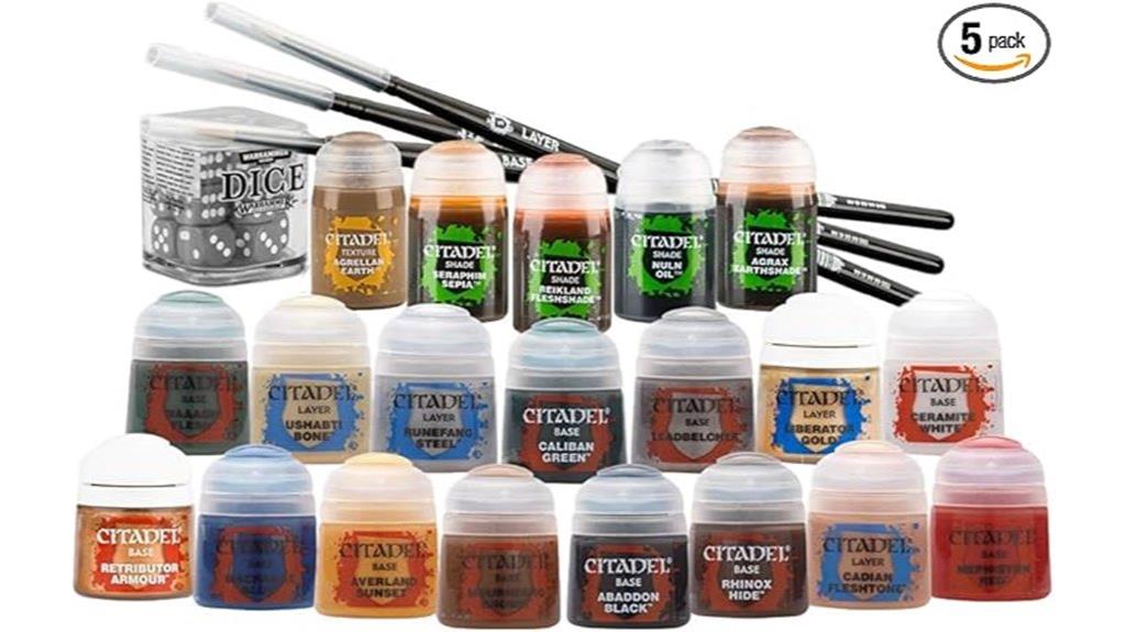 customizable paint set assortment