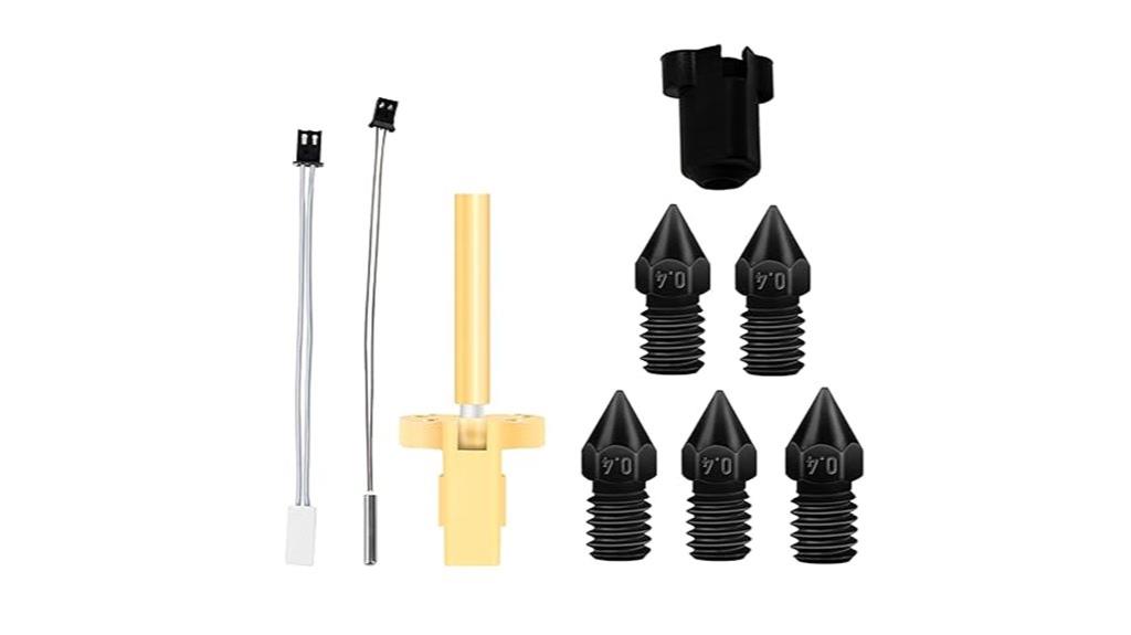 durable steel nozzle set