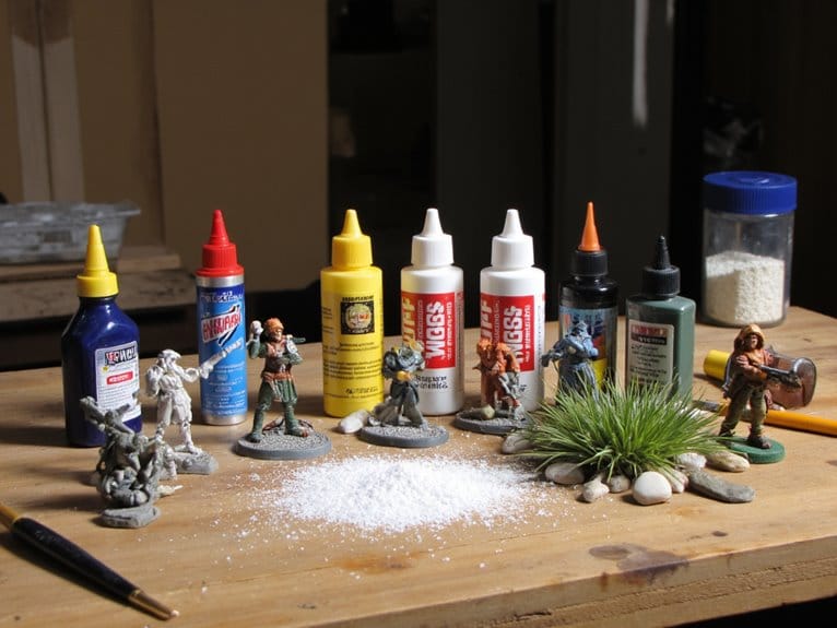 effective glues for miniatures
