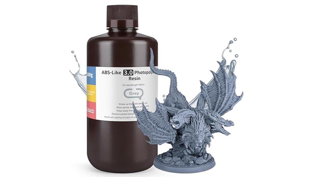 elegoo grey 3d printer resin