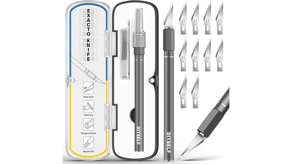 exacto knife set included