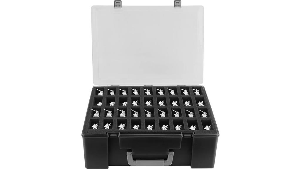 figurine storage case organizer