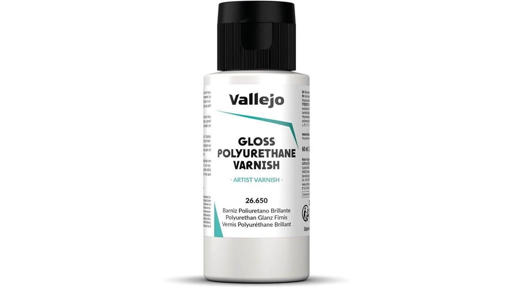 glossy varnish for finishing