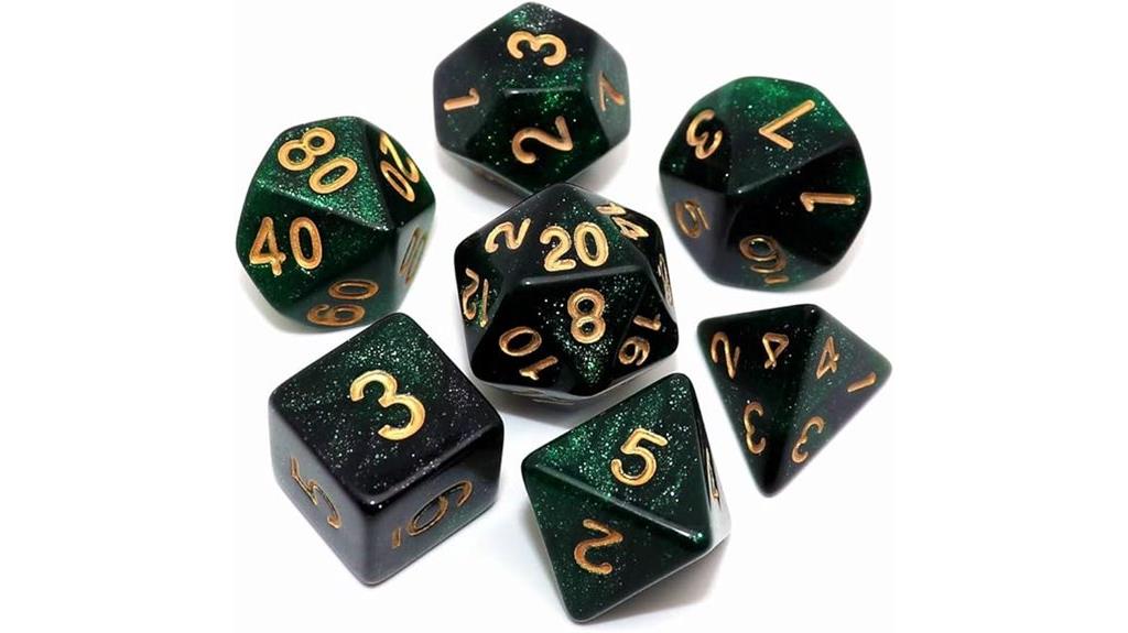 green nebula dnd dice