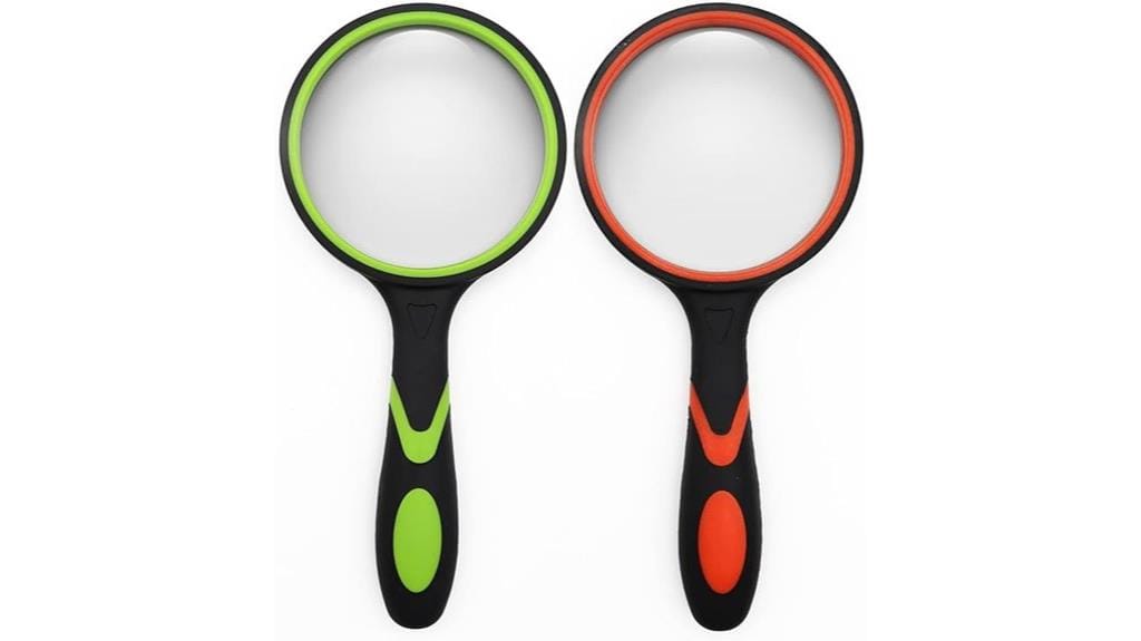 handheld magnifying glass set